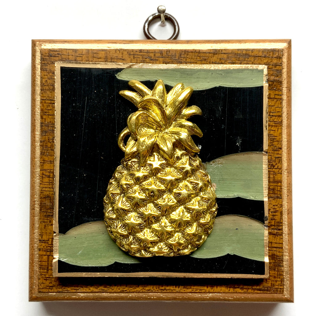 Wooden Frame with Pineapple on Coromandel (4