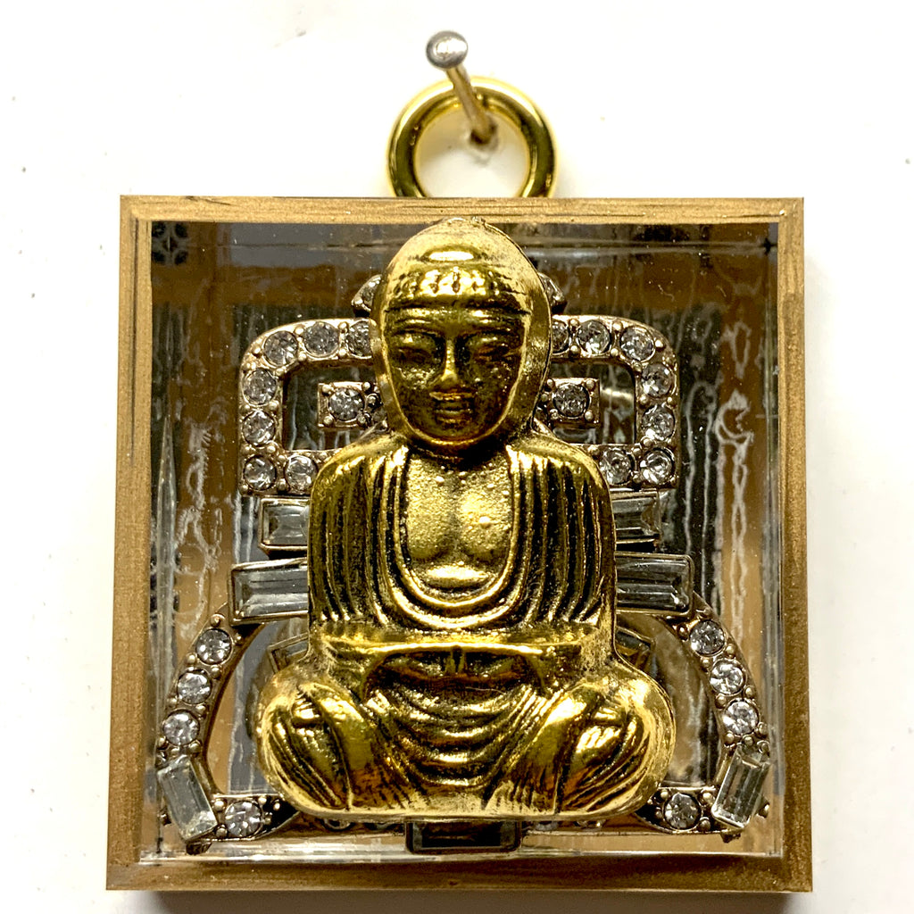 Acrylic Frame with Buddha on Brooch / Slight Imperfections (2