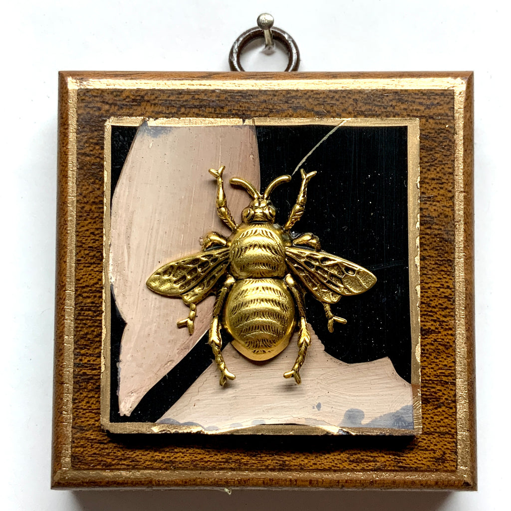 Wooden Frame with Grande Bee on Coromandel (3.25