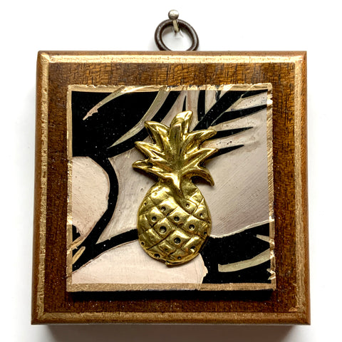 Wooden Frame with Pineapple on Coromandel (3.25