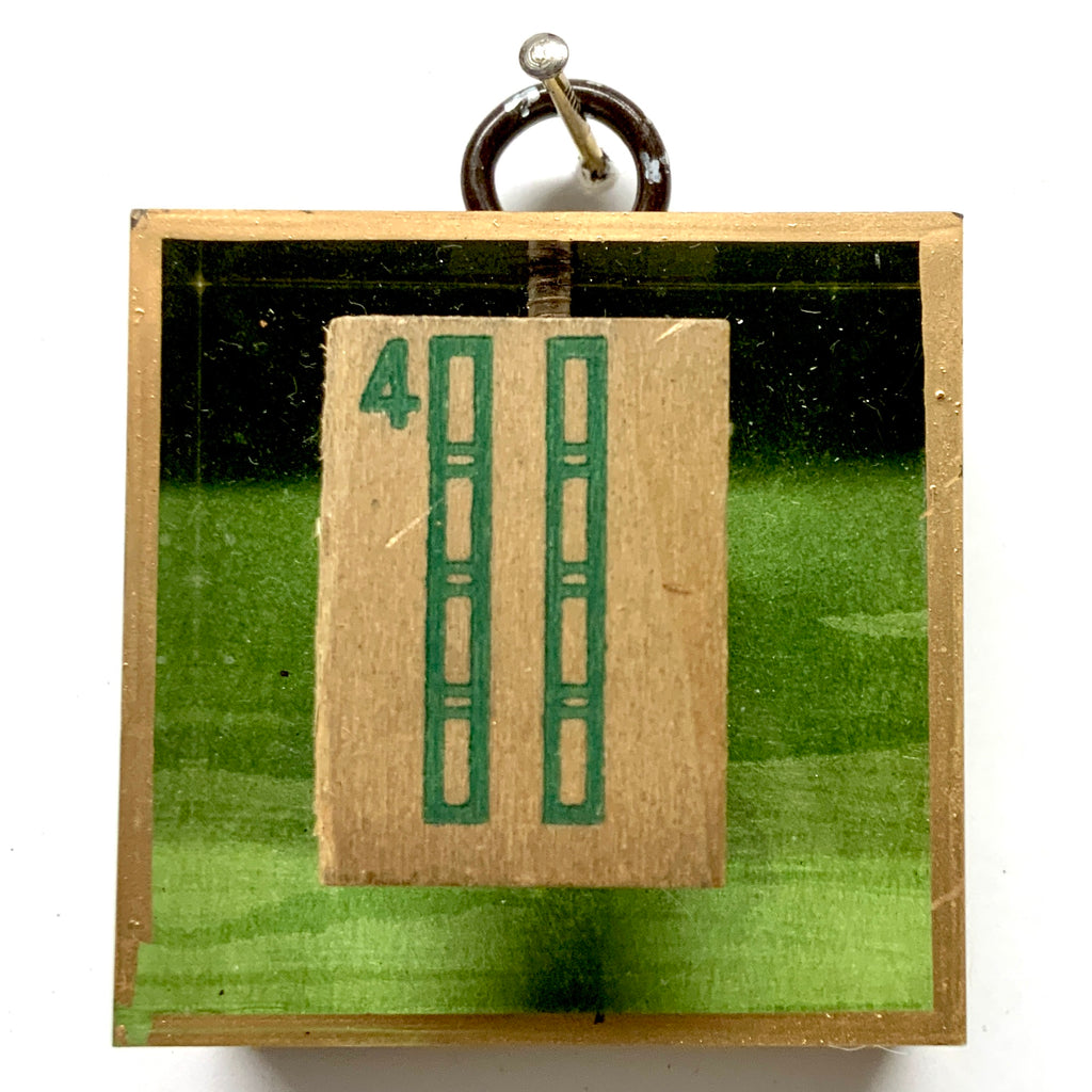 Acrylic Frame with Mahjong Tile / Slight Imperfections (2