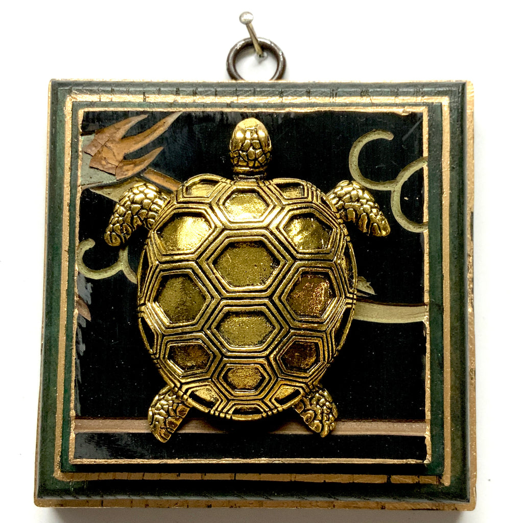 Painted Frame with Turtle on Coromandel (4