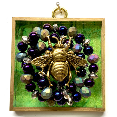 Acrylic Frame with Grande Bee on Necklace / Slight Imperfections (3
