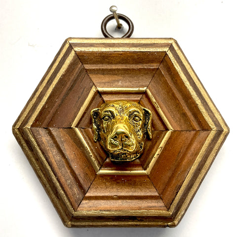 Wooden Frame with Dog (3.75