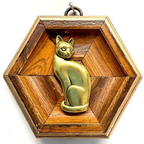 Wooden Frame with Cat (4.25