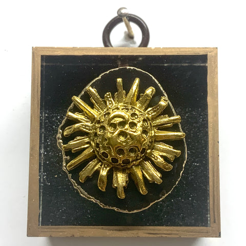 Acrylic Frame with Sun on Agate / Slight Imperfections (2