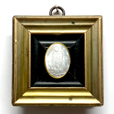 Gilt Frame with Mother Mary (3” wide)