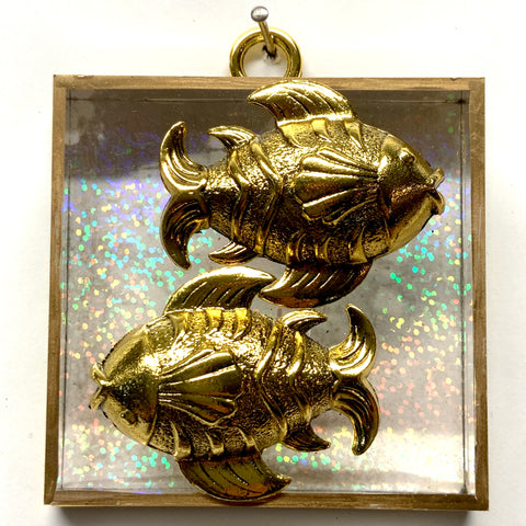 Acrylic Frame with Fish / Slight Imperfections (3