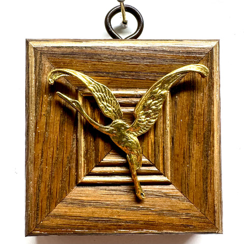 Wooden Frame with Crane (3