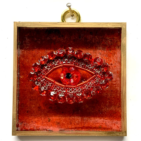 Acrylic Frame with Beaded Evil Eye / Slight Imperfections (3
