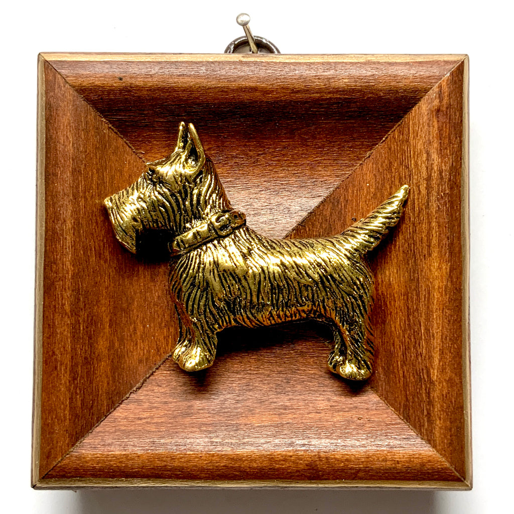 Wooden Frame with Terrier (4