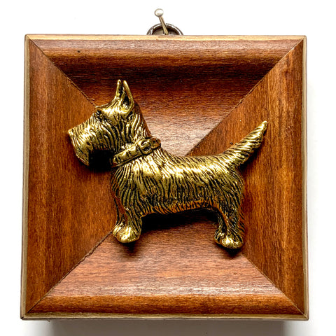 Wooden Frame with Terrier (4