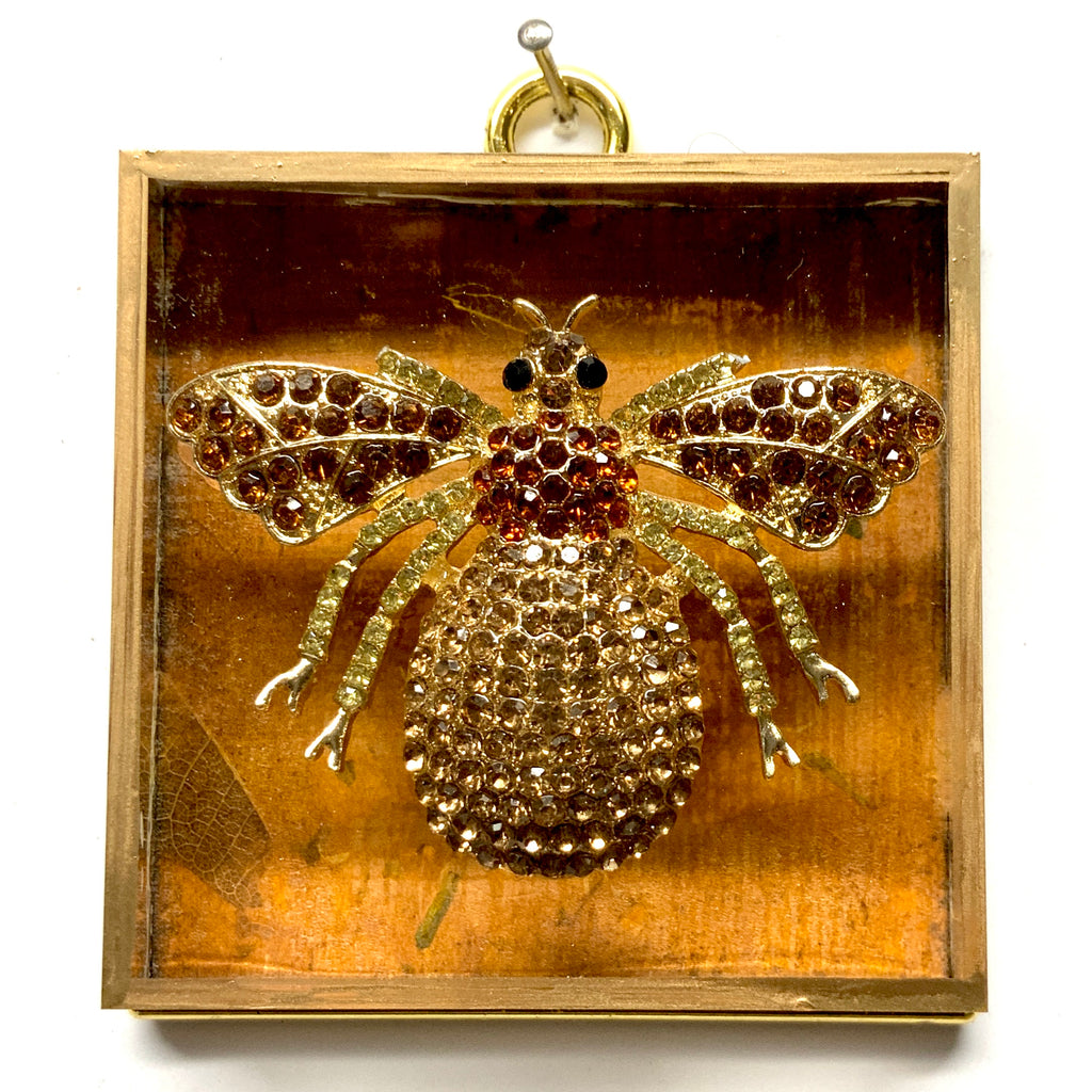 Acrylic Frame with Sparkle Bee / Slight Imperfections (3