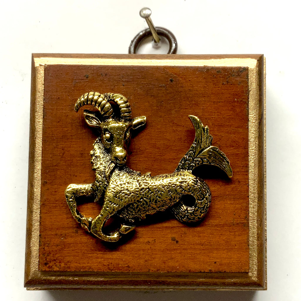 Wooden Frame with Capricorn (2.5