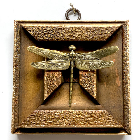 Wooden Frame with Dragonfly (4