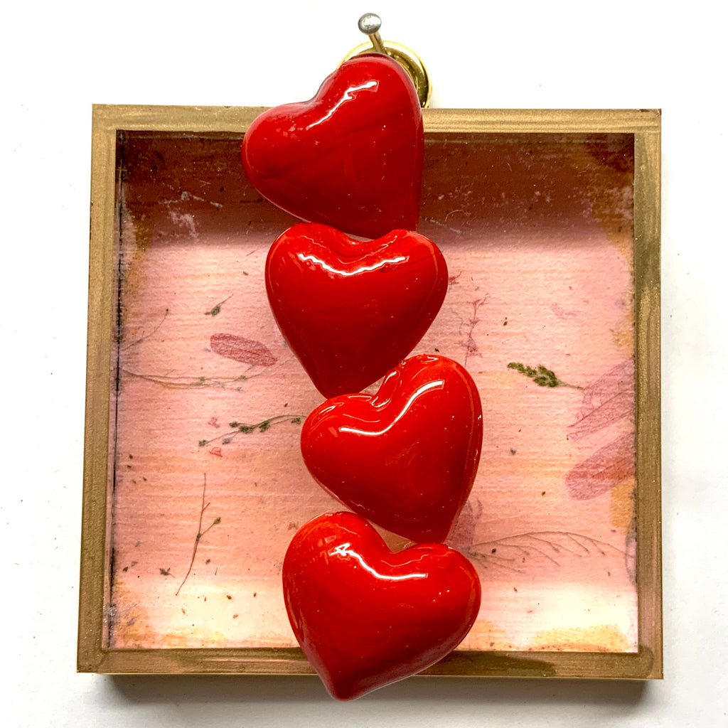 Acrylic Frame with Hearts / Slight Imperfections (3