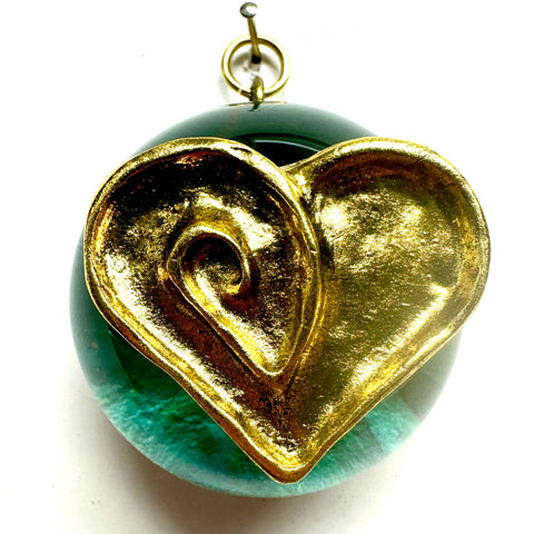 Acrylic Dome with Heart / Slight Imperfections (2.5