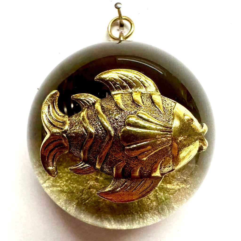 Acrylic Dome with Fish / Slight Imperfections (3