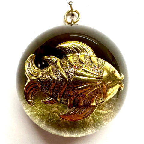 Acrylic Dome with Fish / Slight Imperfections (3