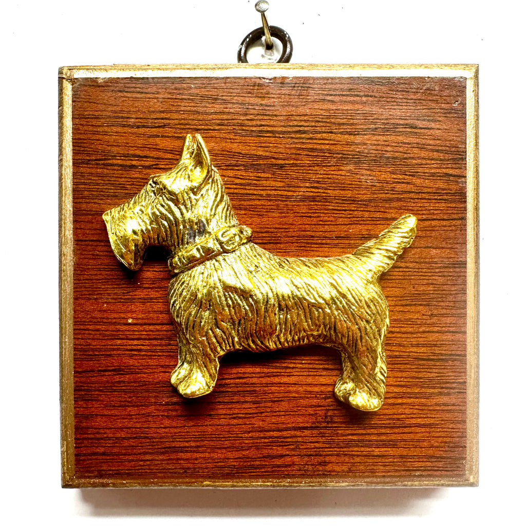 Wooden Frame with Terrier (4