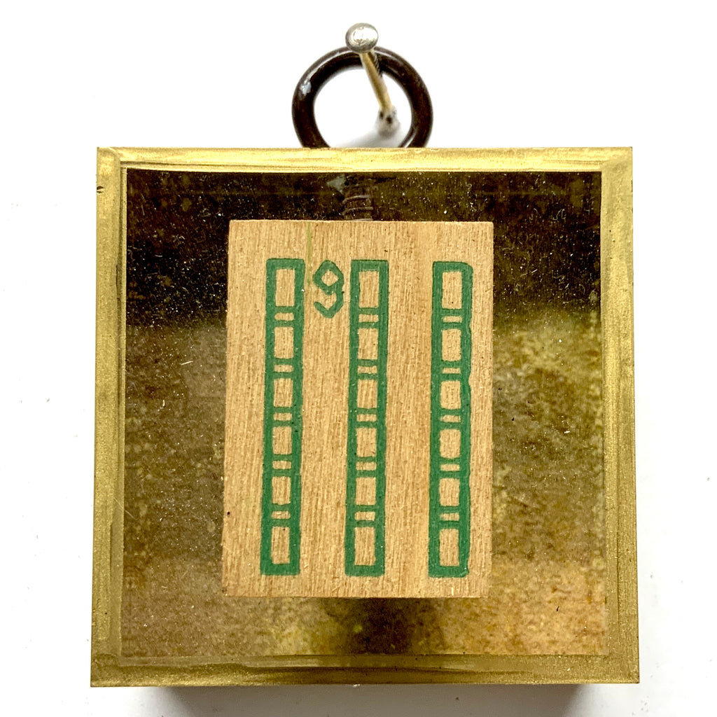 Acrylic Frame with Mahjong Tile / Slight Imperfections (2