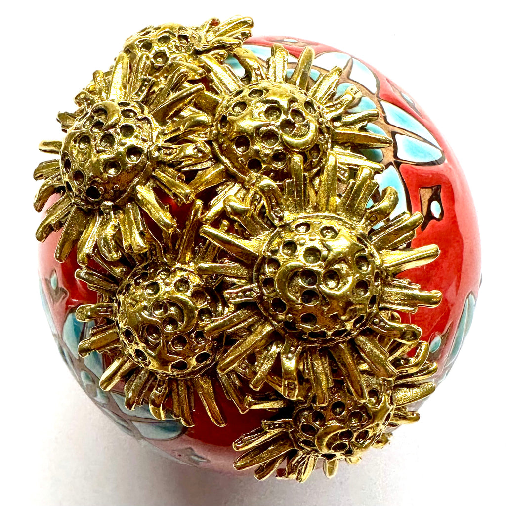 Ceramic Ball with Suns (3 wide)