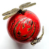 Ceramic Ball with Dragonflies (3 wide)