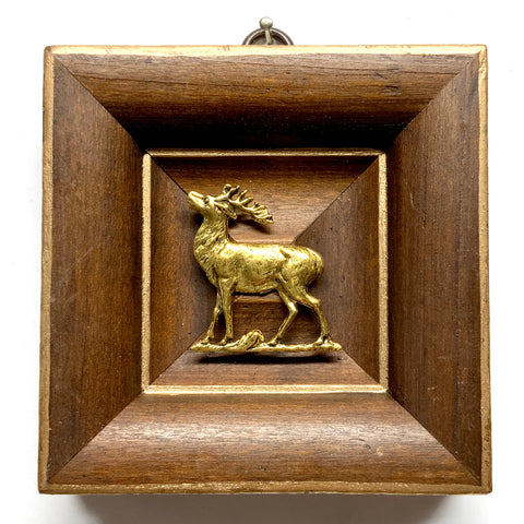 Wooden Frame with Stag (4