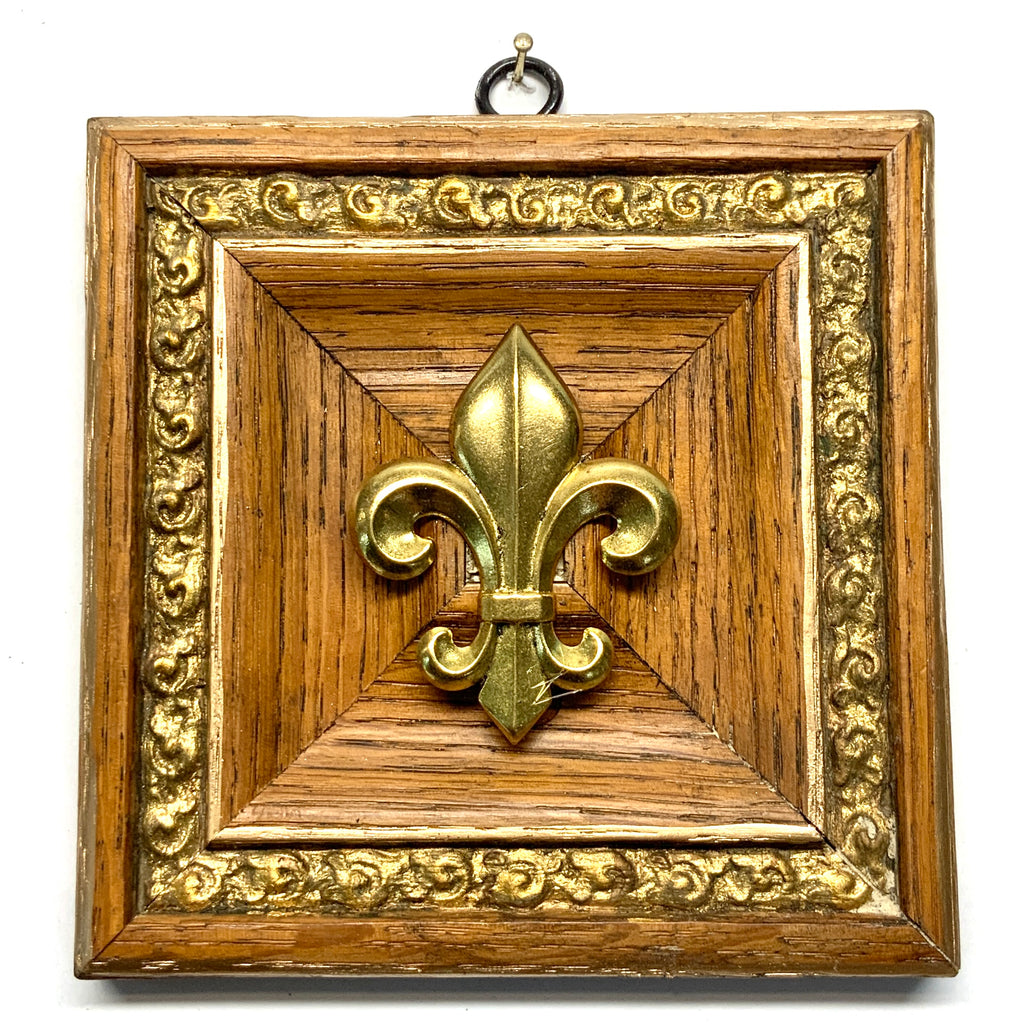 Wooden Frame with Fleur-de-lis (5.25” wide)
