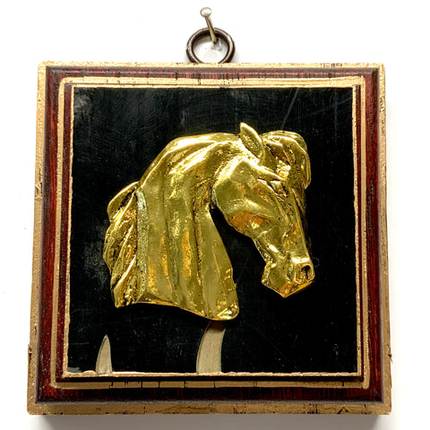Painted Frame with Horse on Coromandel (4