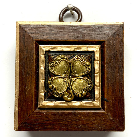 Wooden Frame with Clover (2.25