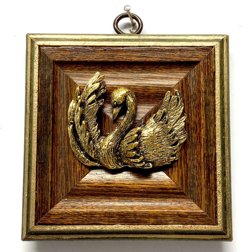 Wooden Frame with Swan (4