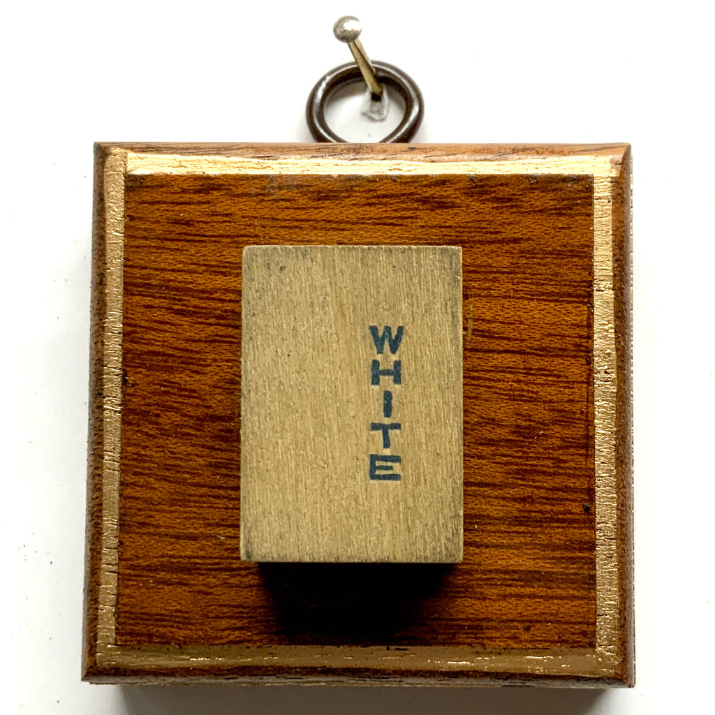 Wooden Frame with Mahjong Tile (2.5