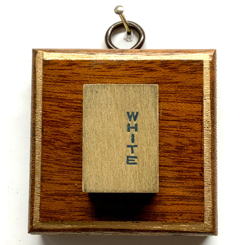 Wooden Frame with Mahjong Tile (2.5