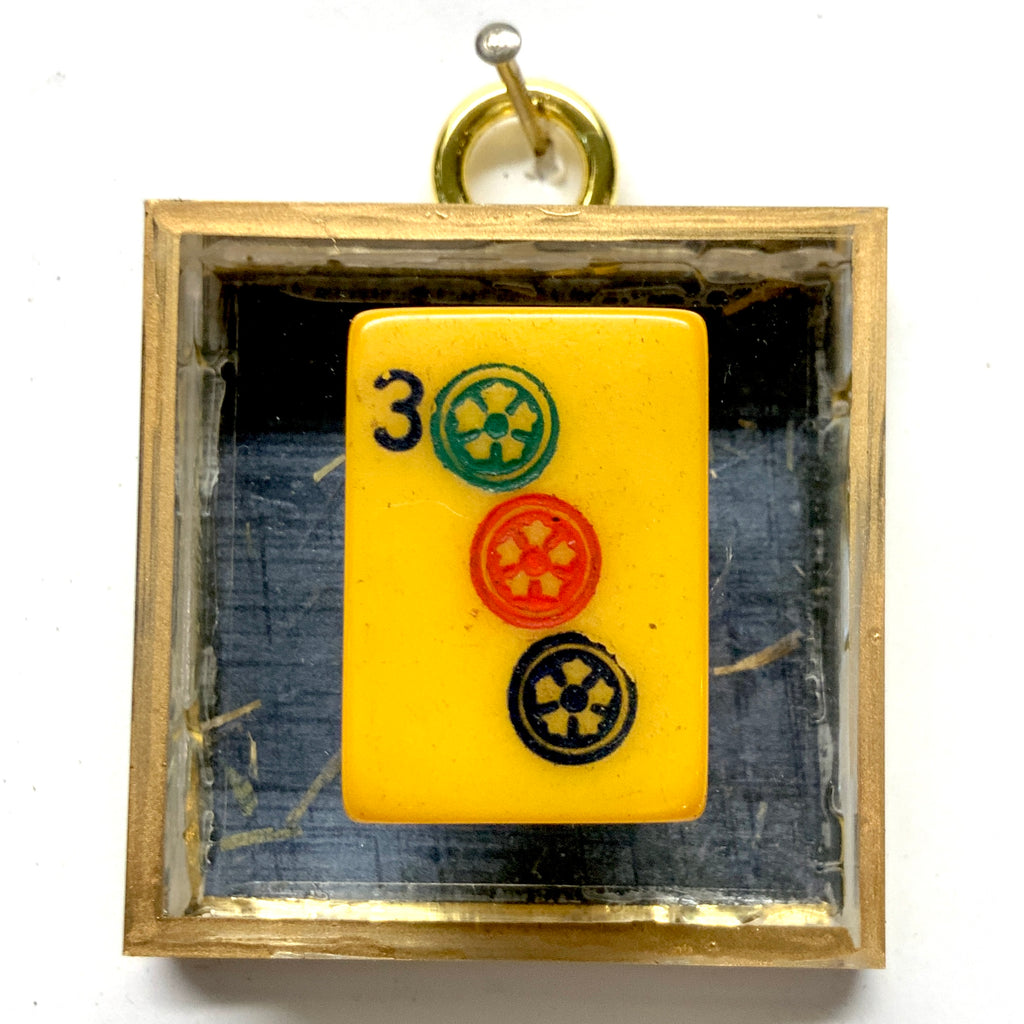 Acrylic Frame with Mahjong Tile / Slight Imperfections (2