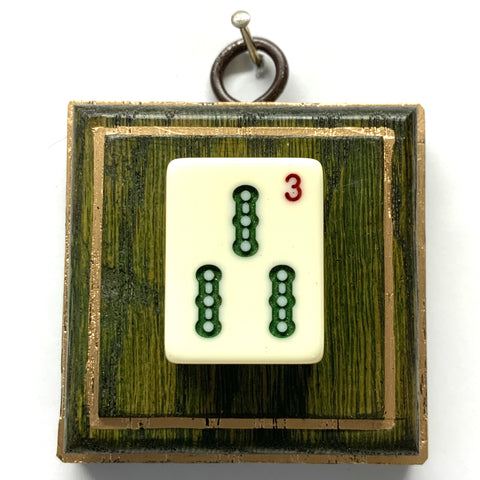 Painted Frame with Mahjong Tile (2.5