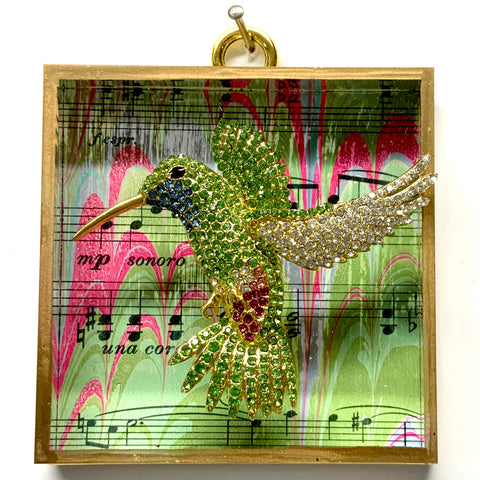 Acrylic Frame with Hummingbird / Slight Imperfections (3