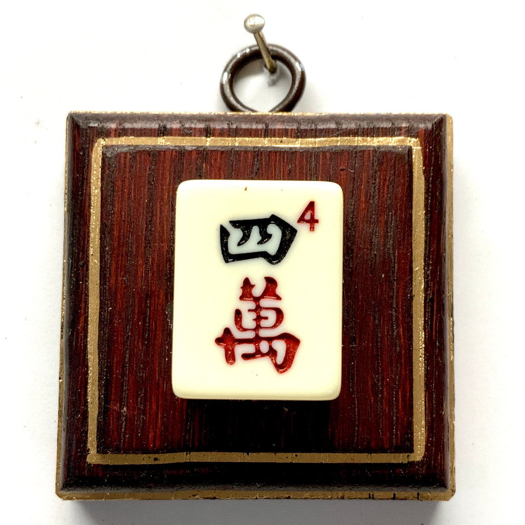 Painted Frame with Mahjong Tile (2.5