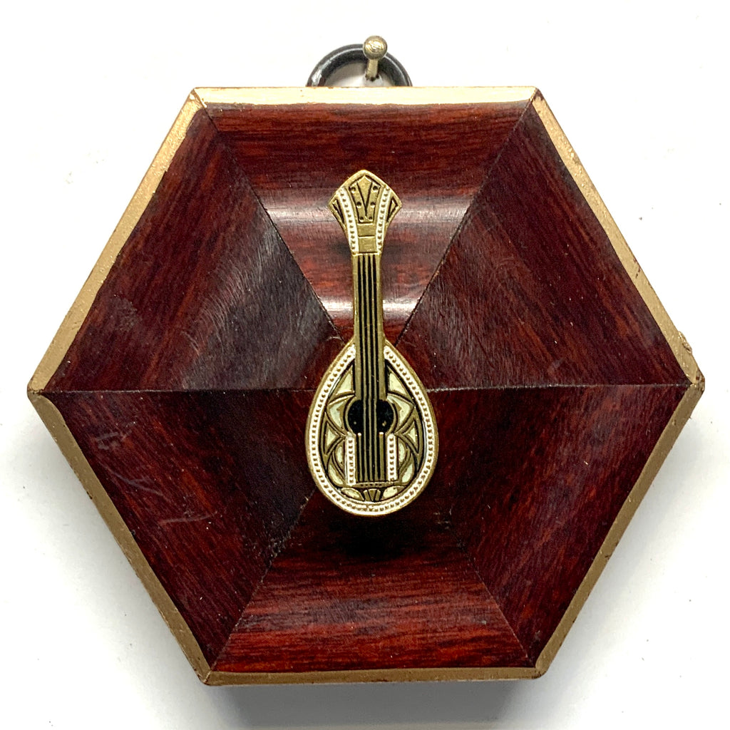 Wooden Frame with Musical Instrument (3.25” wide)