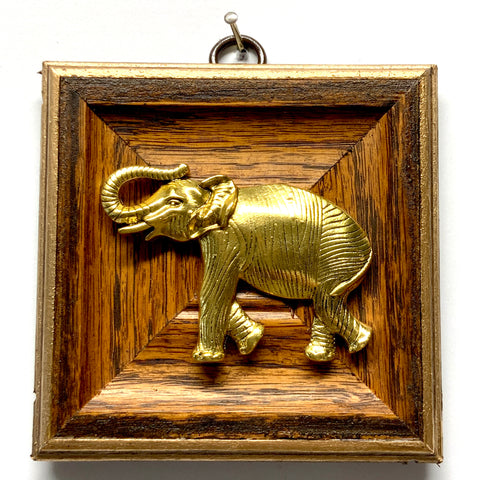 Wooden Frame with Elephant (4