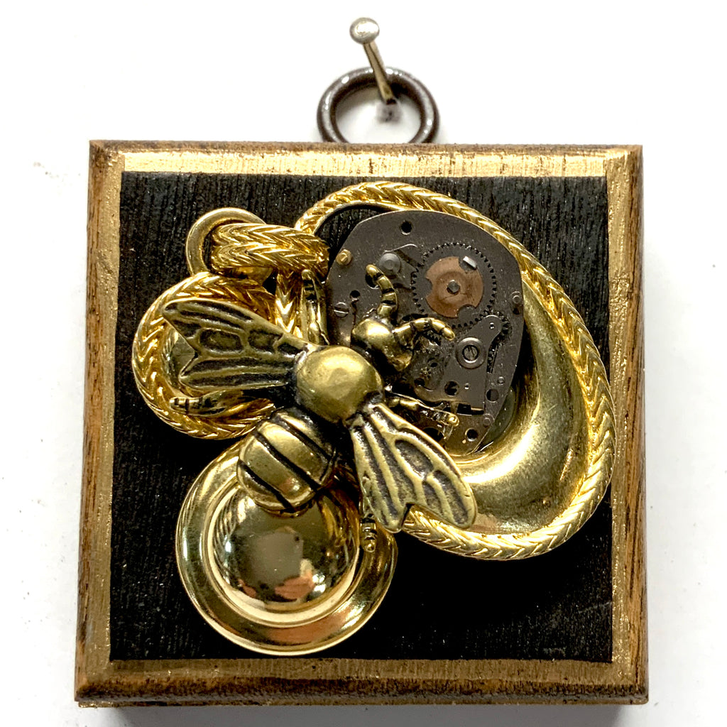 Bourbon Barrel Frame with Bee on Watch Movement (2.5