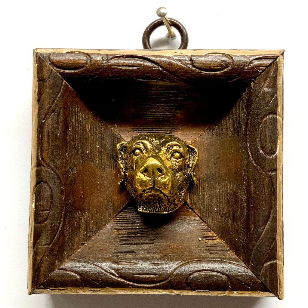 Wooden Frame with Dog (2.75