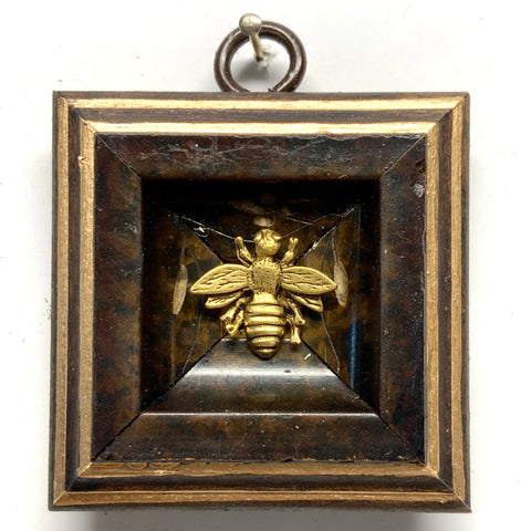 Wooden Frame with Napoleonic Bee (2.5