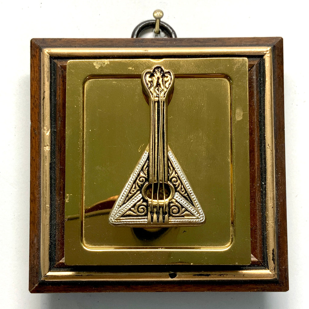 Wooden Frame with Musical Instrument (3” wide)