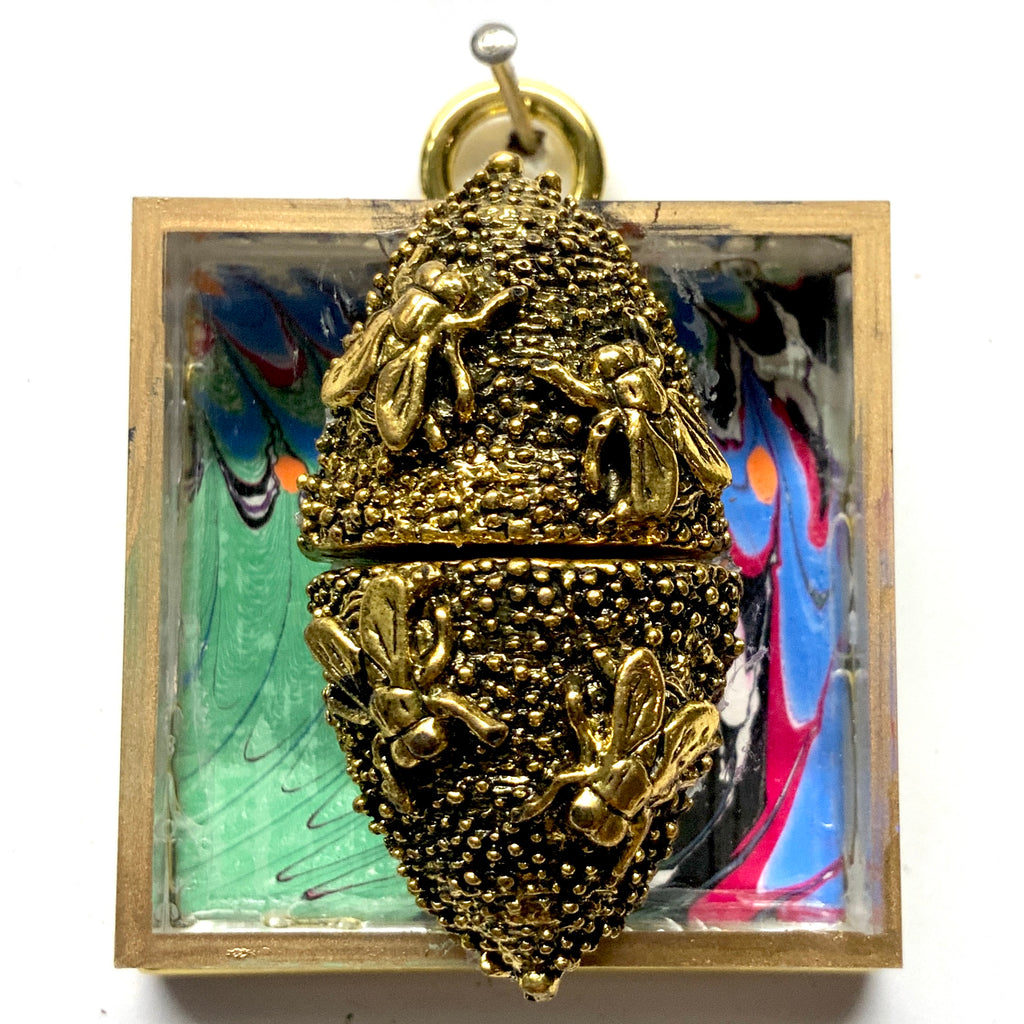 Acrylic Frame with Bee Hives / Slight Imperfections (2