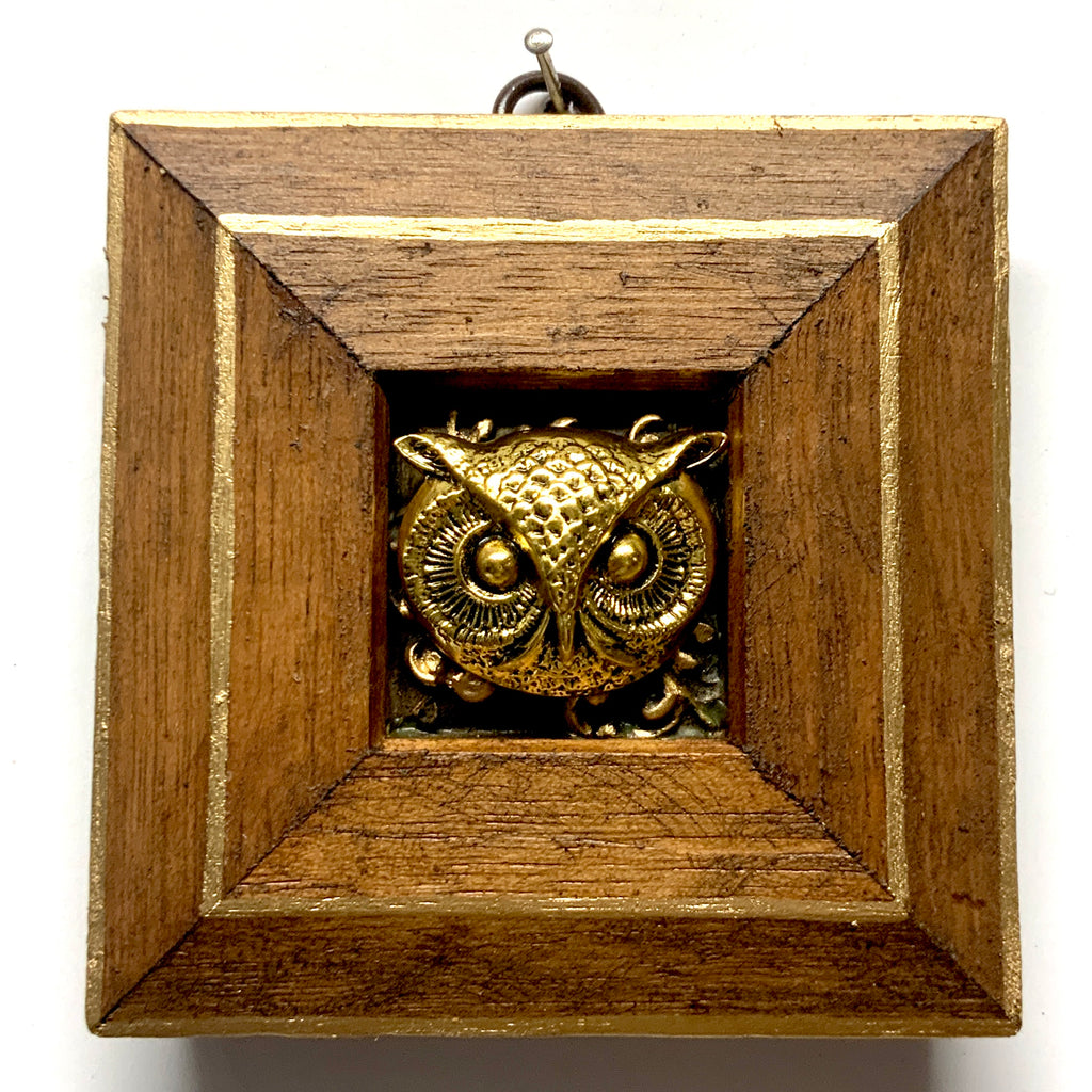 Wooden Frame with Owl (4
