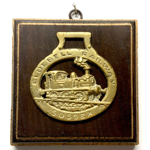 Wooden Frame with Horse Brass (5
