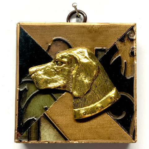 Coromandel Frame with Stately Dog (3