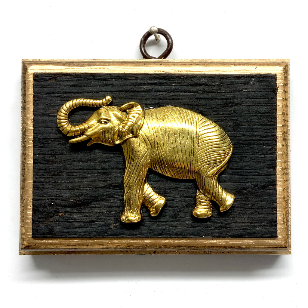 Bourbon Barrel Frame with Elephant (4.5