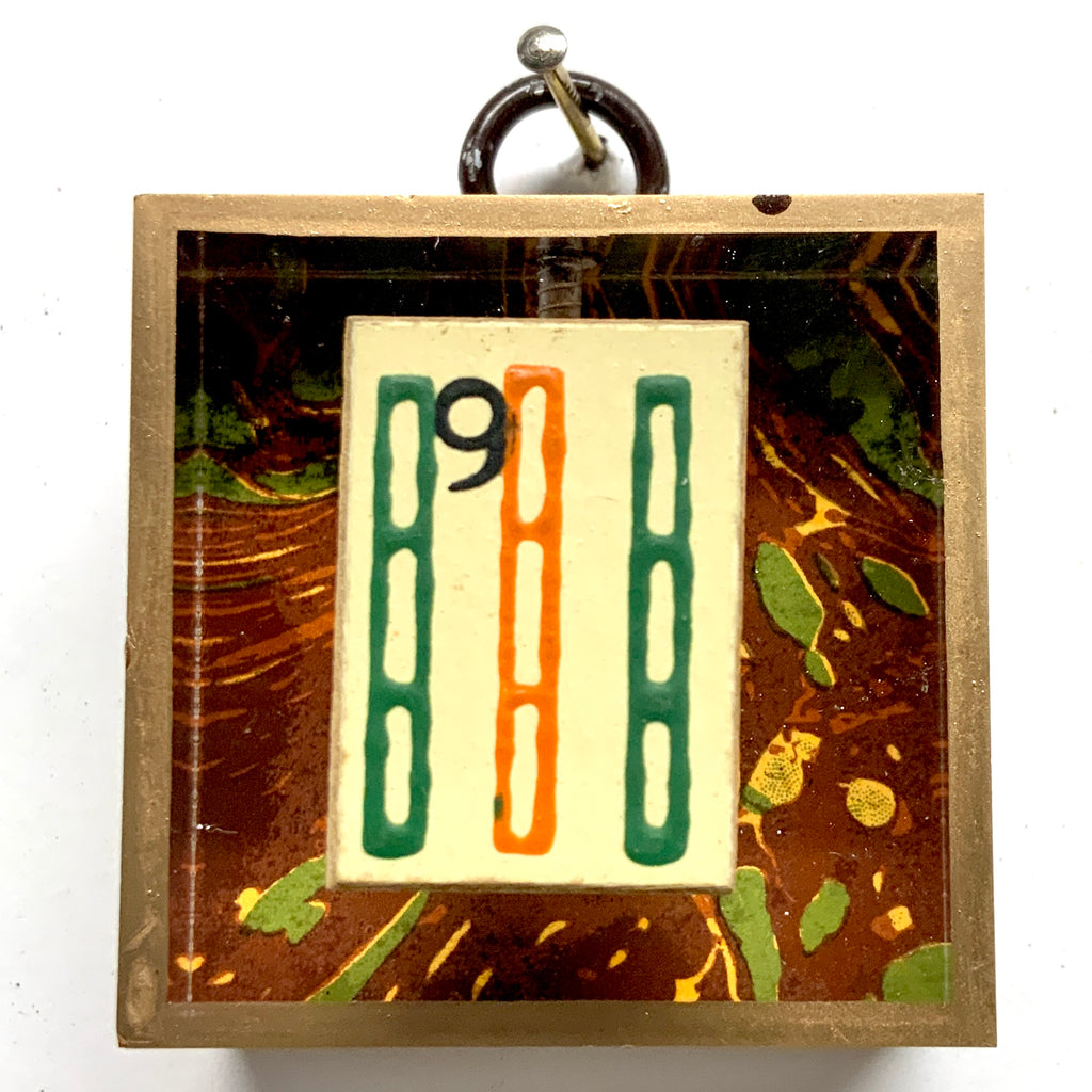 Acrylic Frame with Mahjong Tile / Slight Imperfections (2